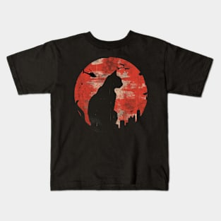 Catzilla Cat Rampage Rages On Kids T-Shirt